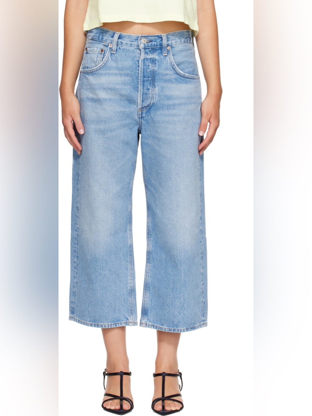 CITIZENS OF HUMANITY Sz 26  Blue Vintage Culotte Jeans